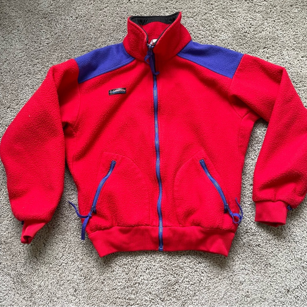 Columbia men's vintage zip up jacket size small